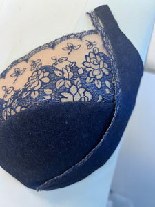 Denim Bra Kit with Lace Option