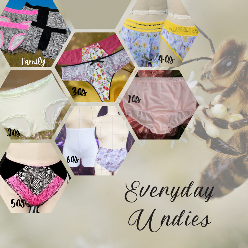 Bra Bee 23 Sew Along Everyday Undies in your 40 s Bra Builders